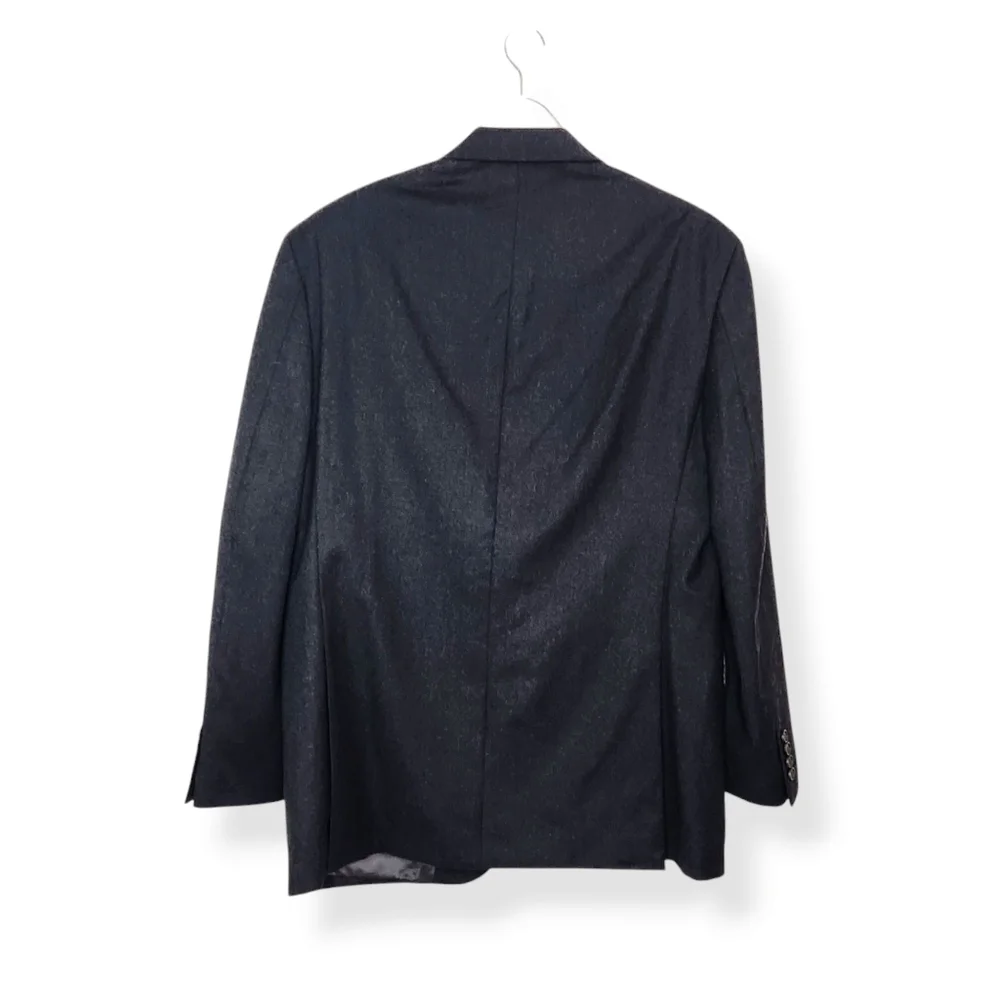 Lauren Ralph Lauren 100% Wool Dark Gray Lined Suit Jacket Sport Coat Size 41R